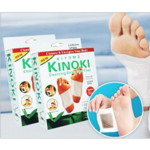 Parches Desintoxicantes De Pies Limpia Rejuvenece Kinoki X10