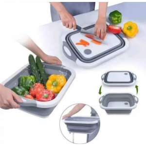 Tabla De Picar Plegable Y Escurridor Multifuncional Cocina