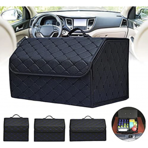 Organizador De Cuero Pu Para Maletera De Auto 55 X 30cm