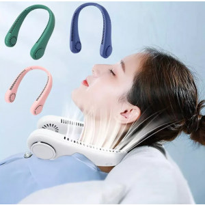 Ventilador Portatil Para Cuello Flexible Verano Recargable