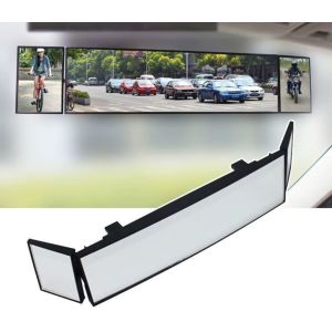 Espejo Retrovisor Panorámico 3 Ángulos Para Autos Camionetas
