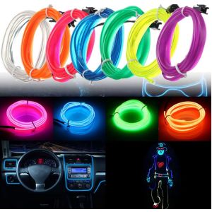 Tira De Luces Led Interior Autos Rollo 5 Metros + Espatula