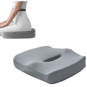 Cojín Asiento Ergonomico Para Sillas Auto De Oficina + Funda