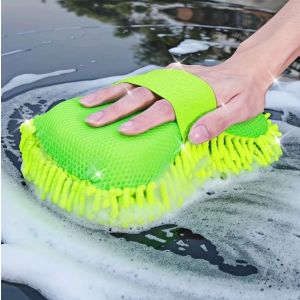 Guante De Microfibra Para Lavado De Autos Motos Hogar