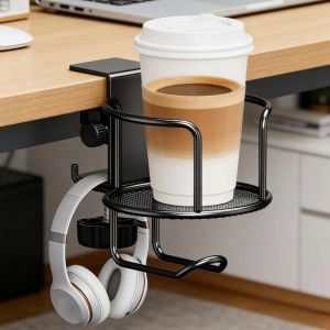 Portavasos Tazas Ajustable Para Escritorio Con Colgador