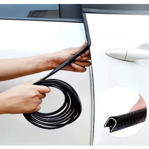 Tira De Sellado Moldura Caucho De Auto Para Puerta 5 Metros