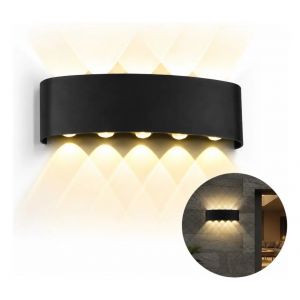 Lámpara De Pared Exterior 10w Led Decoración Hogar