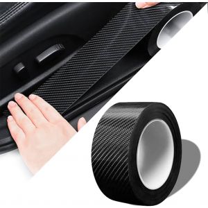 Pegatina Protector Embellecedor Estribos Fibra Carbon 5cmx5m