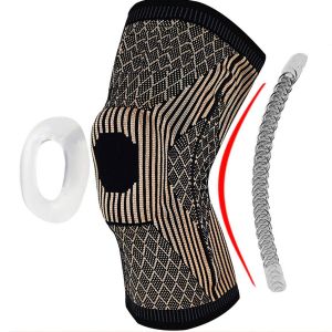 Rodillera Deportiva Ortopédica Compresión De Cobre Con Gel