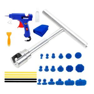 Kit Reparador De Metal Para Abolladuras De Autos Barra En T
