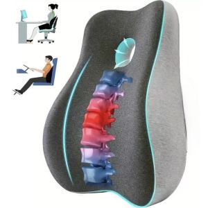 Cojin Soporte Respaldar Corrector Lumbar Silla Auto Oficina
