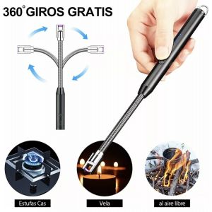 Encendedor Eléctrico Recargable Portátil Usb Para Cocina parrilla bbq