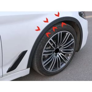 Protector Guardabarros Fibra De Carbono Para Autos 4.5 Cm