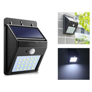Lampara Foco Led Luz Panel Solar Sensor Movimiento
