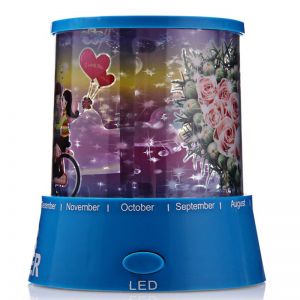 Lámpara led Proyector Corazones Parejas
