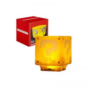 Lampara Led Mario Bros Color Amarillo Recargable Con Sonido