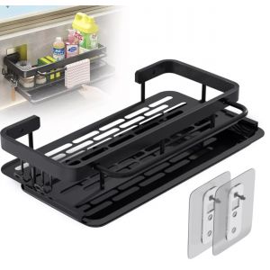 Organizador Escurridor Aluminio Para Esponja Cocina +bandeja