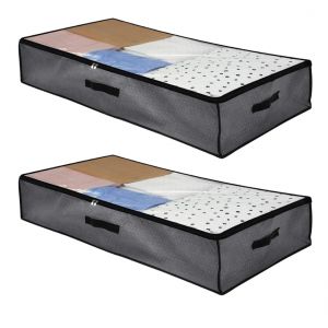 2 Organizadores Transpirables Para Ropa Debajo De La Cama