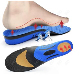 Plantillas Ortopedicas Fascitis Arco Plantar De Gel Color Azul