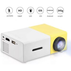 Mini Proyector Portátil Led Hd 1080p Para Cine En Casa