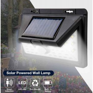 Lampara Solar 32 Luces Led Impermeable Sensor De Movimiento