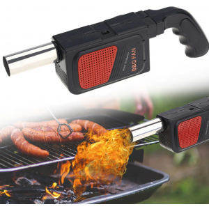 Soplador Ventilador Eléctrico Bbq Parrilla Carbon Portatil
