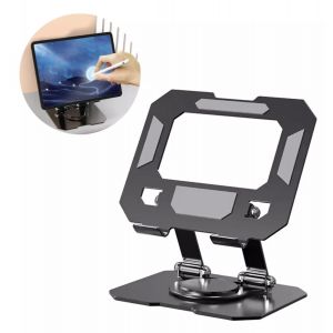 Soporte Giratorio De Aluminio 360° Para Tabletas Celulares