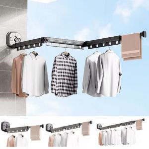 Tendedero Plegable Con Absorción 360 Para Ropa 120 Cm