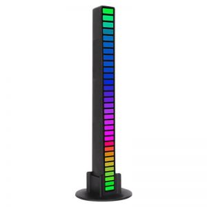 Torre De Luz Led Ritmica Rgb Gamer Pc Auto Recargable 32 Led