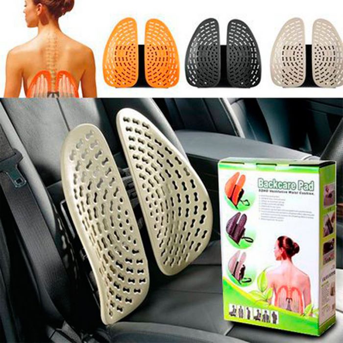 Bambú Respaldo Ergonomico Para Auto Cubiertas De Asiento De Bambú - Main Image
