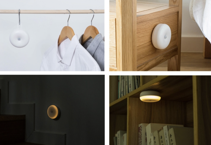 Luces LED con sensores de movimiento para tu armario 